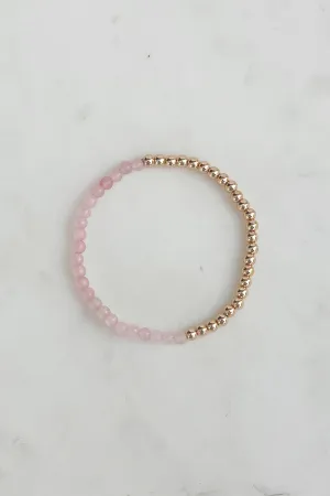 Colorblock Stone Beaded Stretch Bracelets