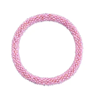 Coral | Himalayan Glass Bead Bracelet