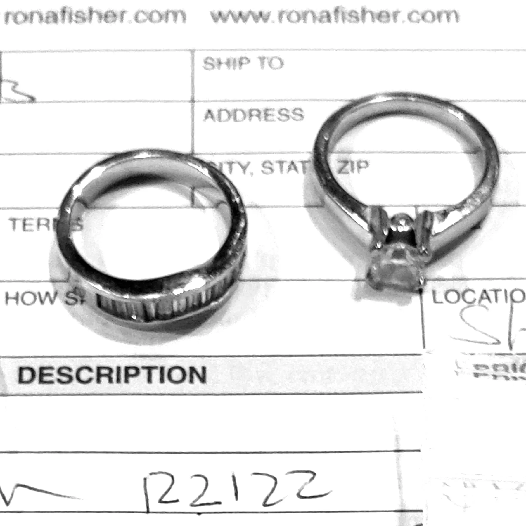 Custom Dancing Diamonds Ring