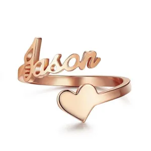 Custom Nameplate Free Size Ring