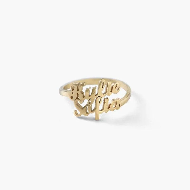 Custom Nameplate Free Size Ring