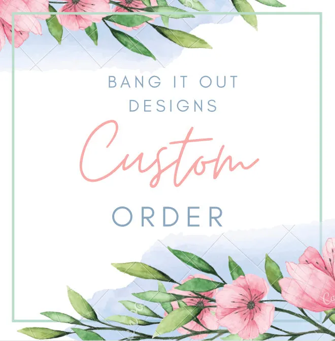 Custom Order for Cheryl - Sugar Skull  Rings (2) - Today We’ll All Try - TWAT