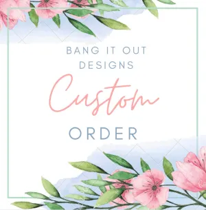 Custom Order for Cheryl - Sugar Skull  Rings (2) - Today We’ll All Try - TWAT