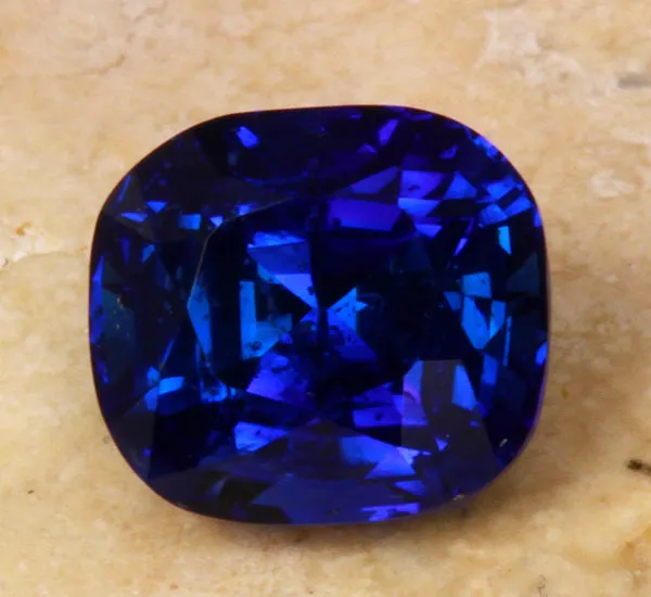 Custom Ring With Rare Natural Color Blue Sapphire 2.65 Carat
