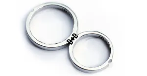 Cute initials matching rings