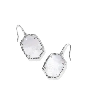 Daphne Drop Earring - Silver MOP