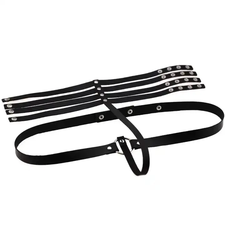 Dark Gothic Choker Harness