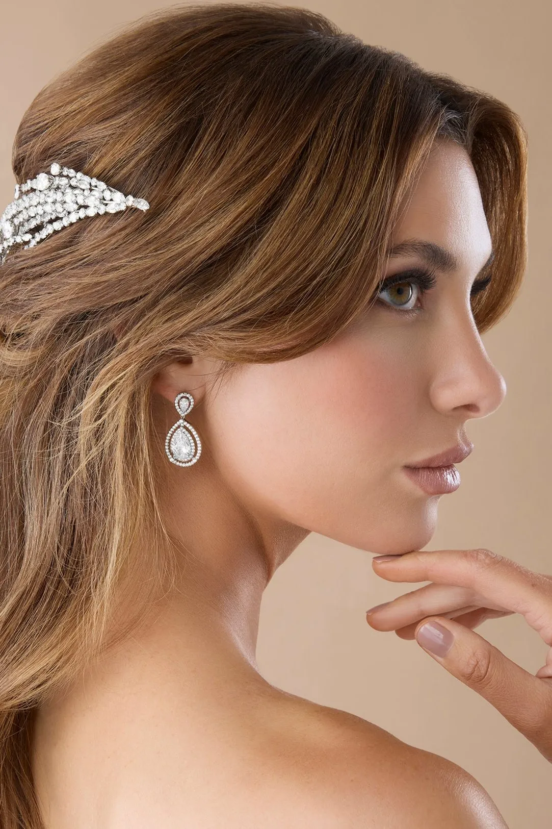 DESTINEE Simulated Diamond Drop Earrings