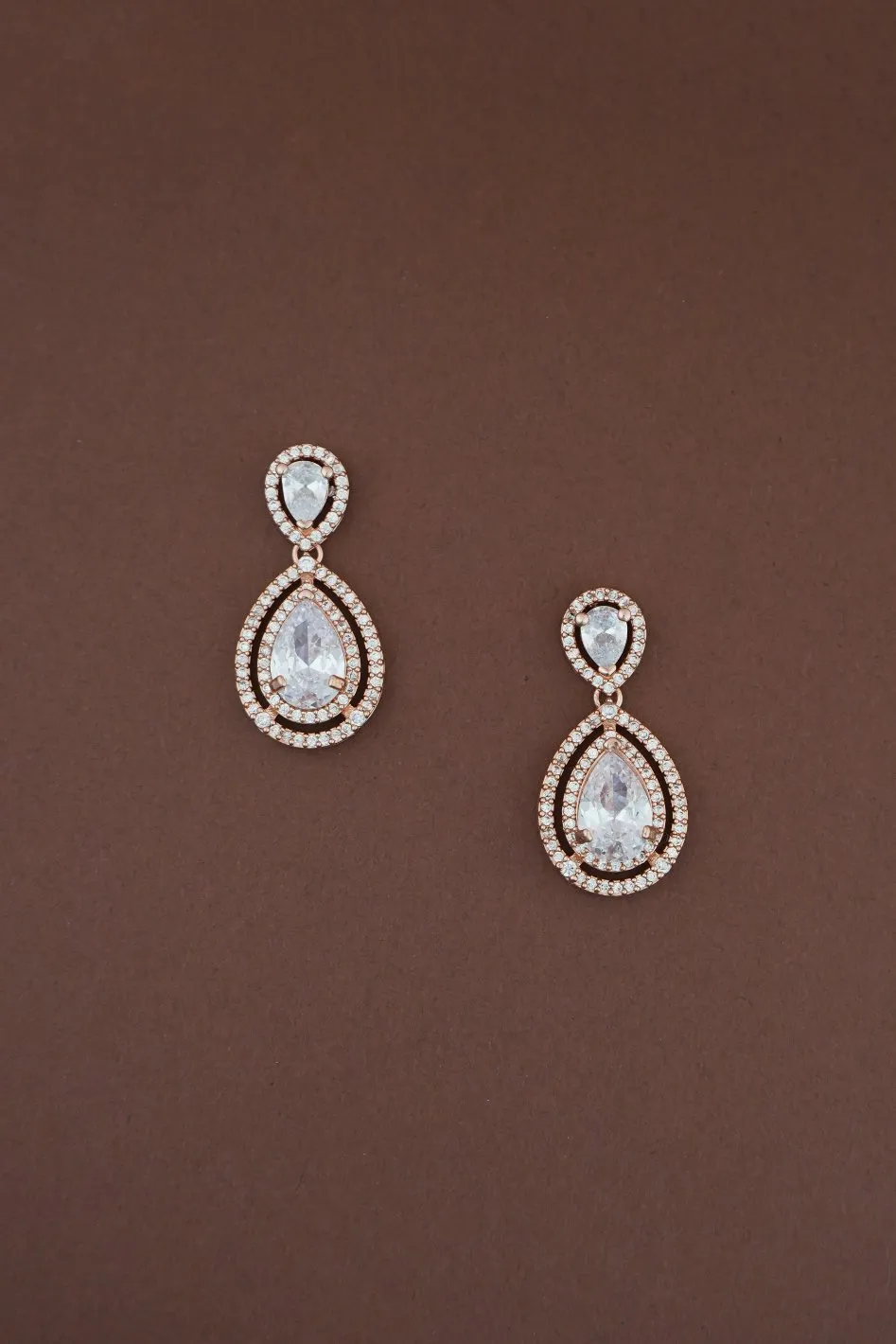 DESTINEE Simulated Diamond Drop Earrings