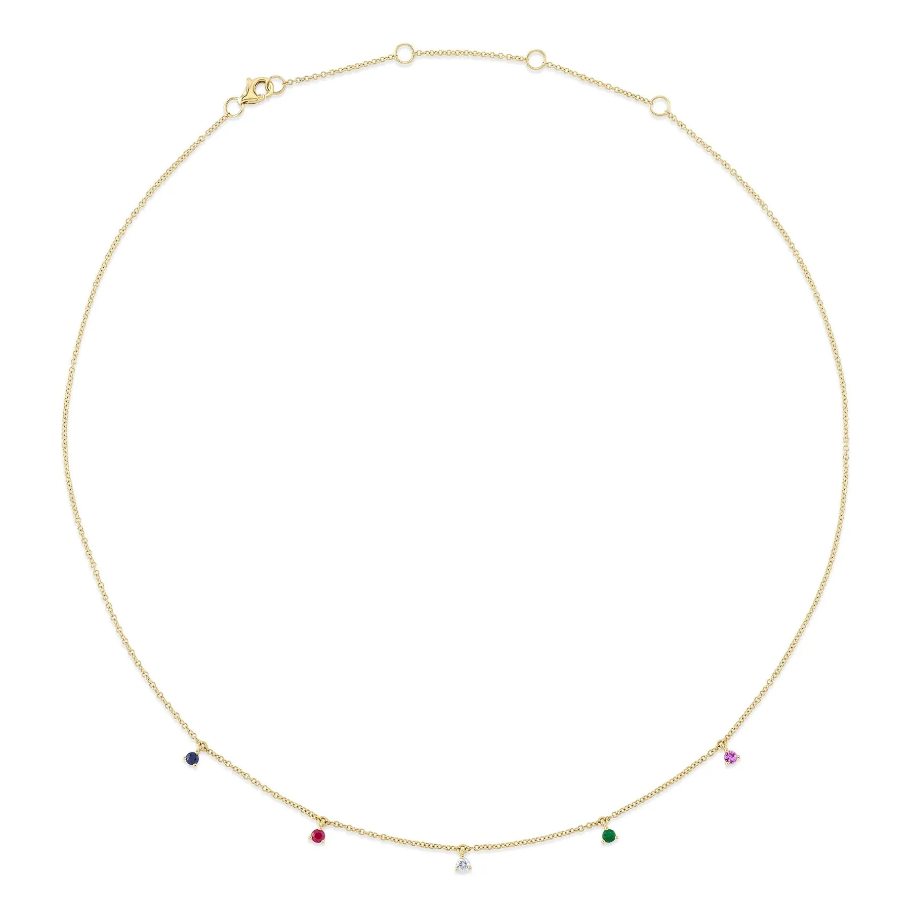 Diamond & Gemstone Choker