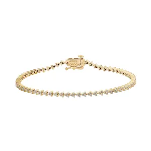 Diamond Arrow Tennis Bracelet
