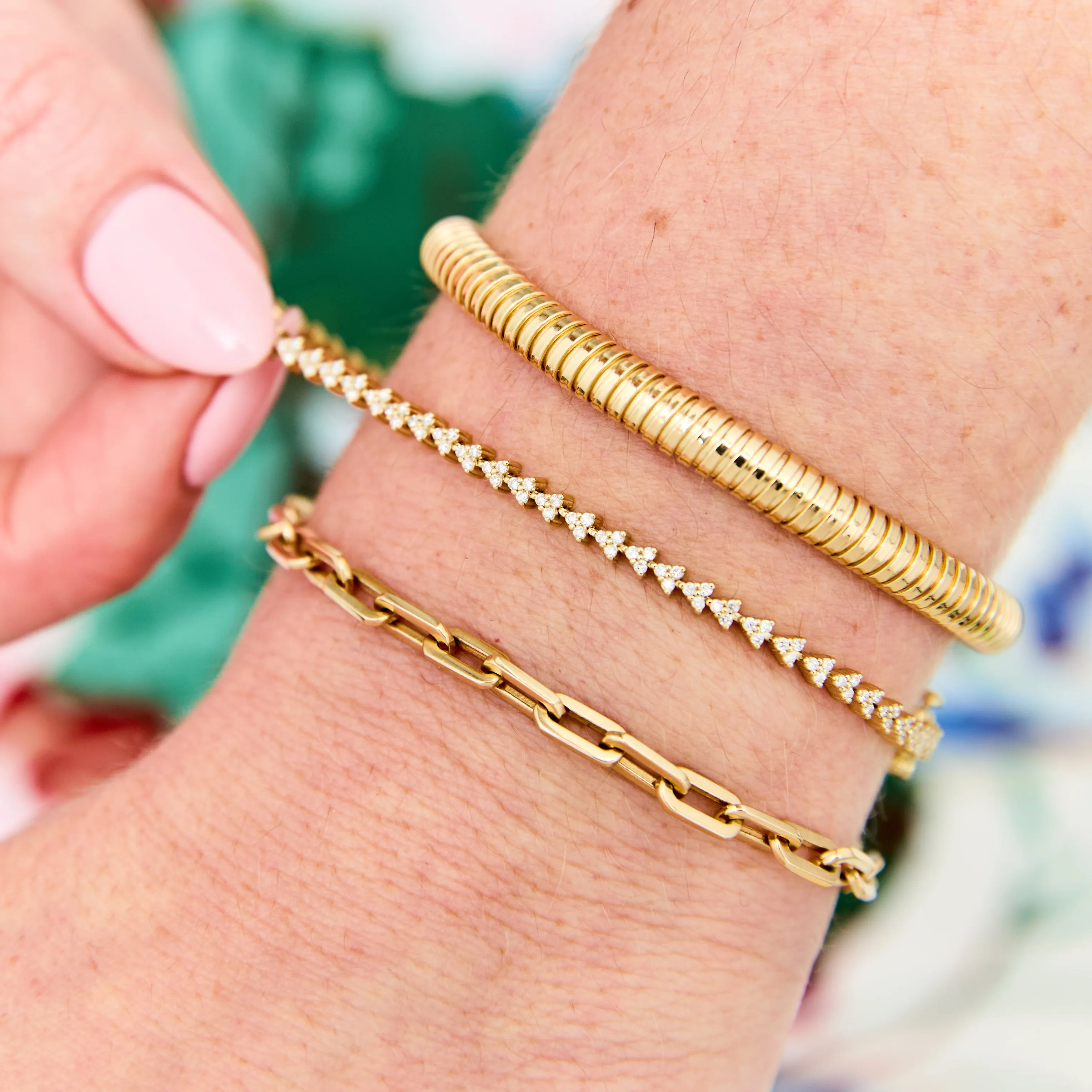 Diamond Arrow Tennis Bracelet