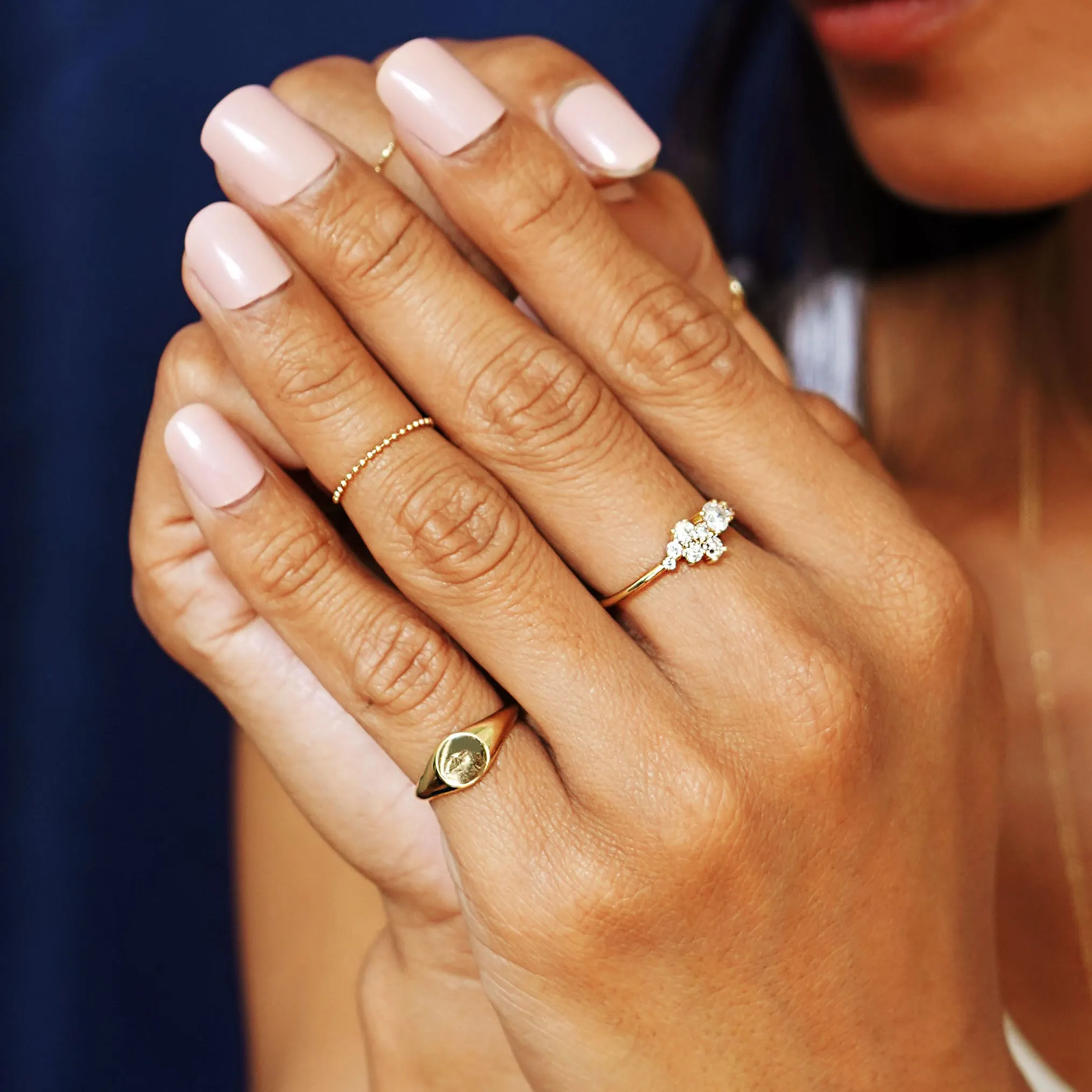 Diamond Cluster Ring