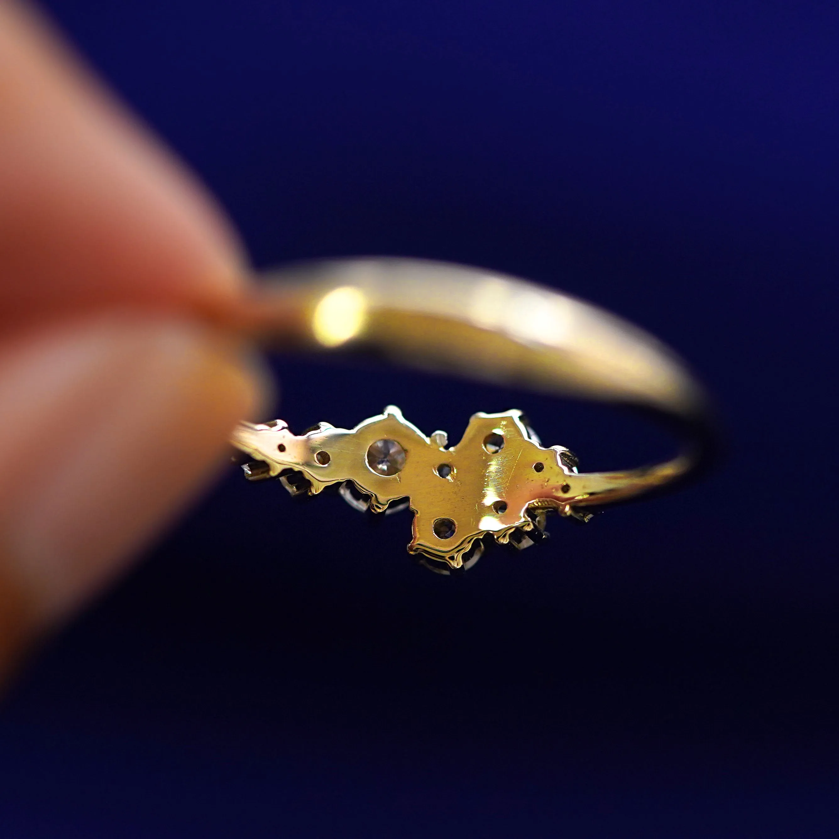 Diamond Cluster Ring