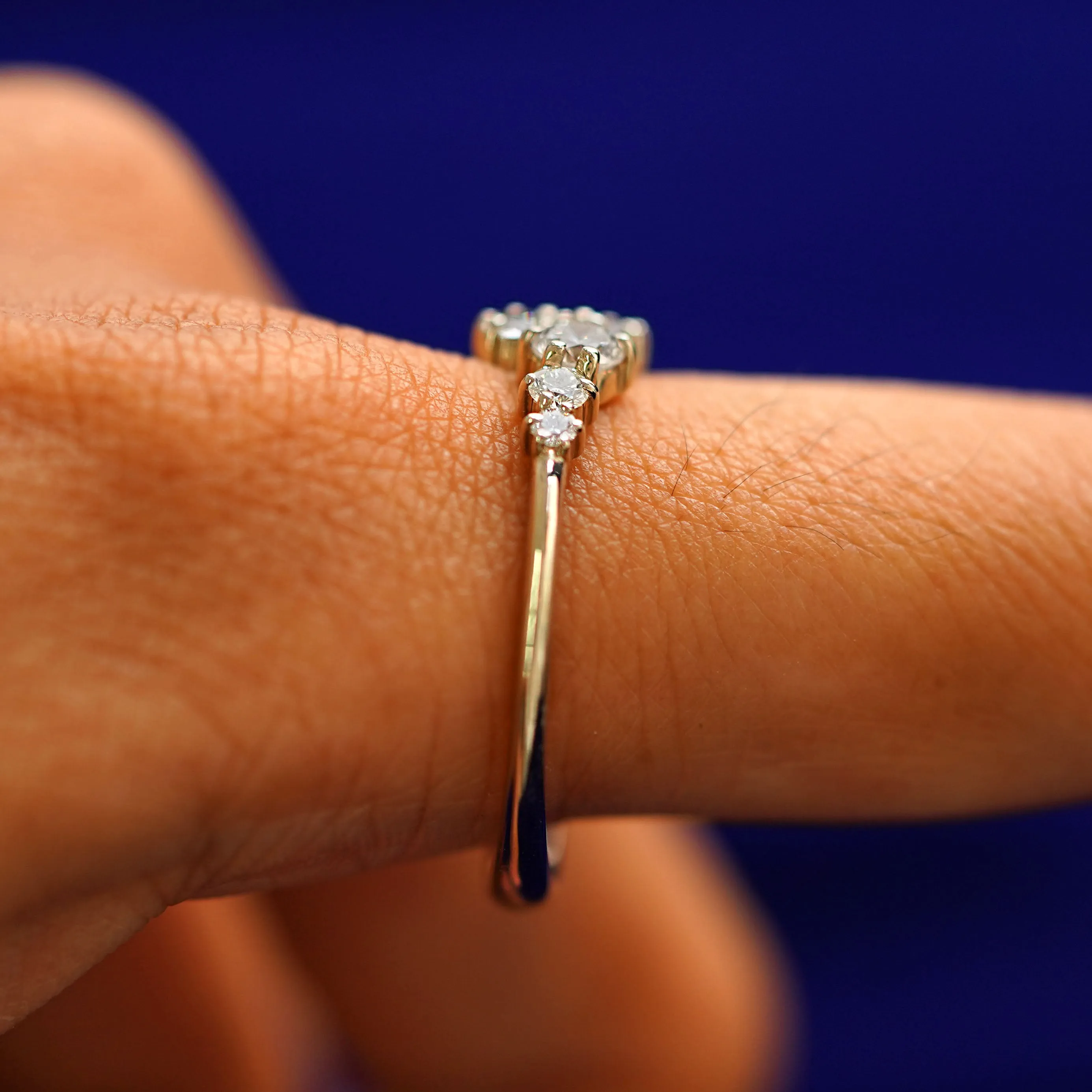 Diamond Cluster Ring