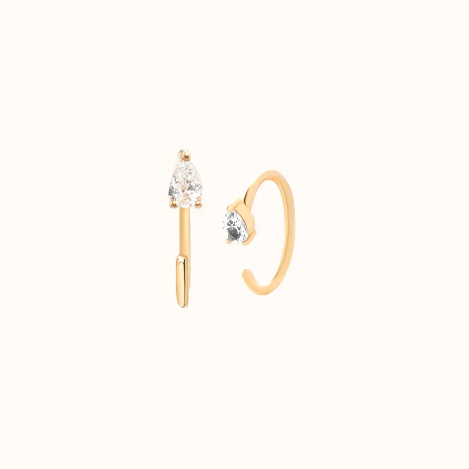 Diamond Drop Crescent