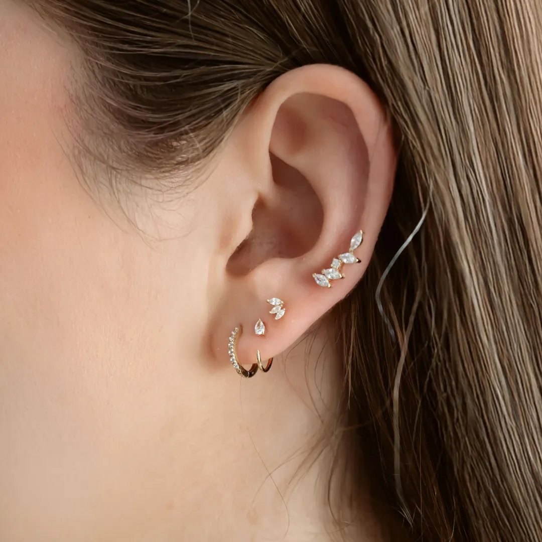 Diamond Drop Crescent