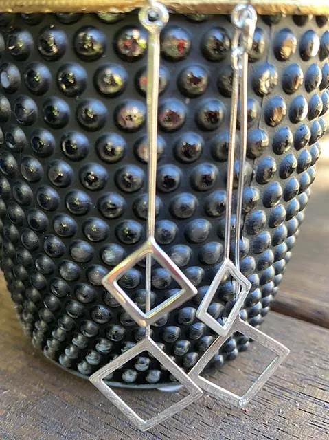 Diamond Drop Earrings - DT68