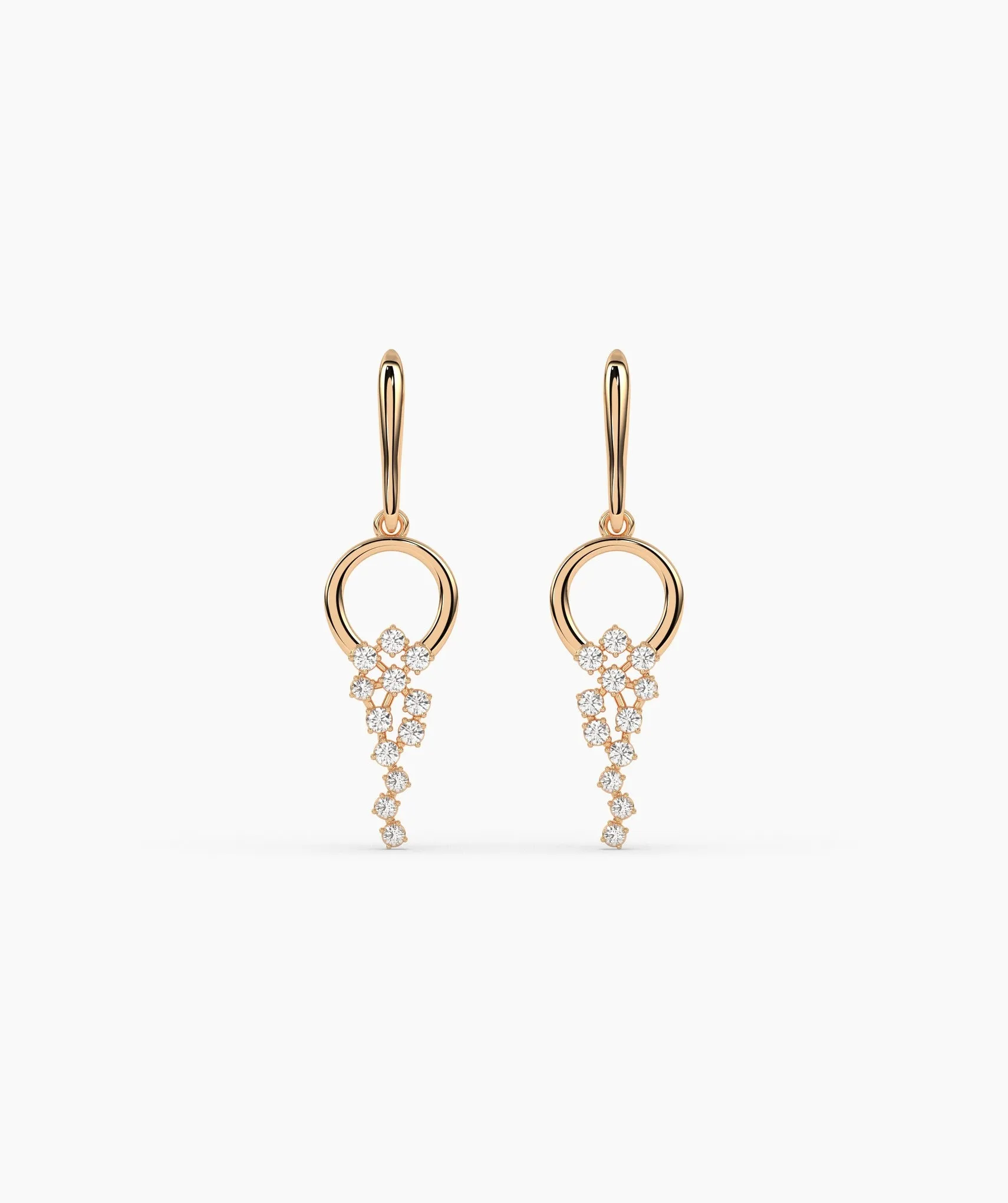 Diamond Drop Earrings