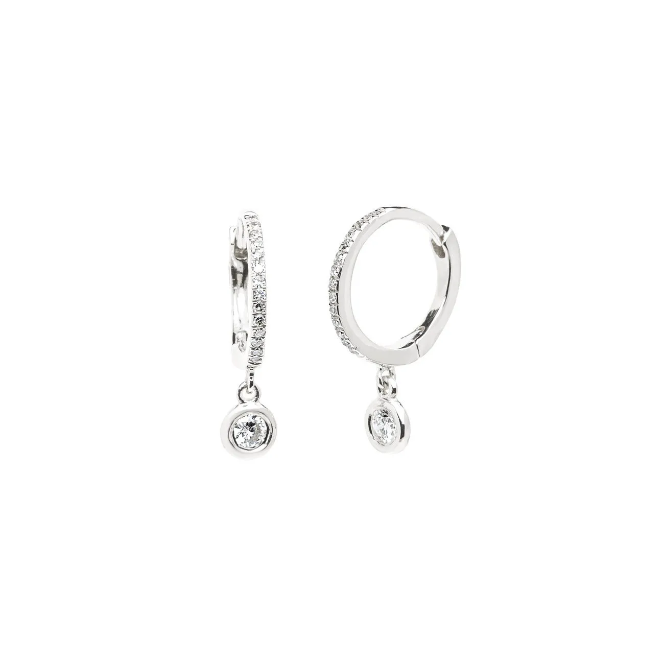 Diamond Drop Earrings
