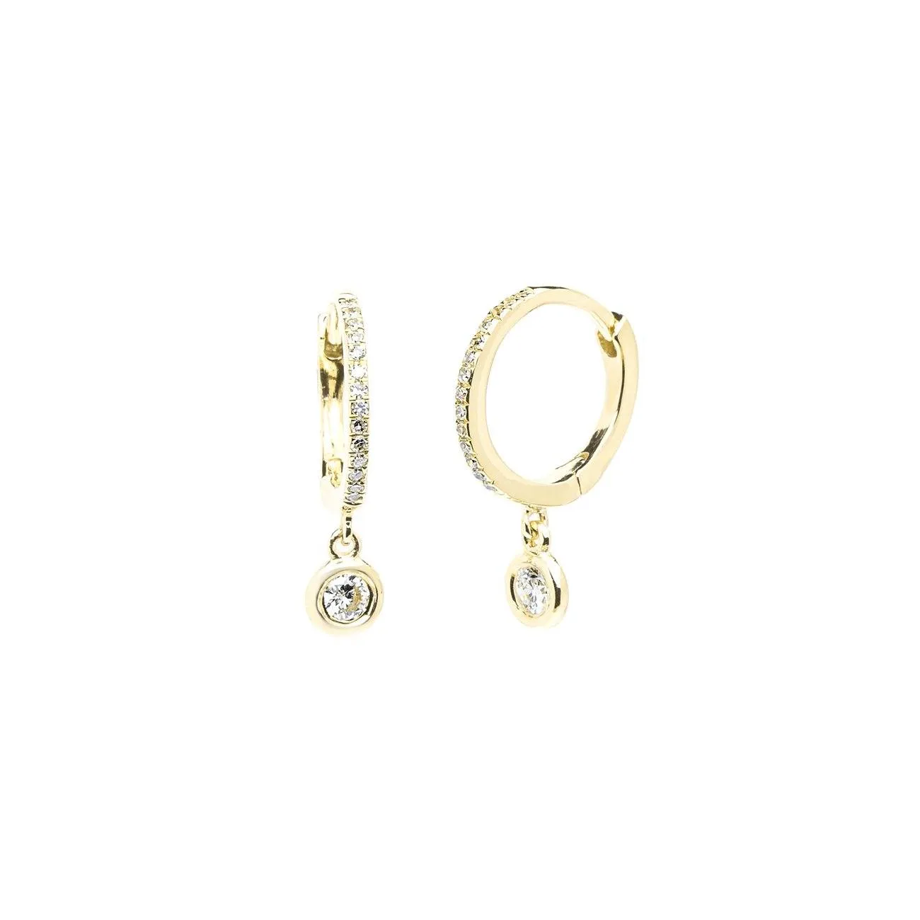 Diamond Drop Earrings