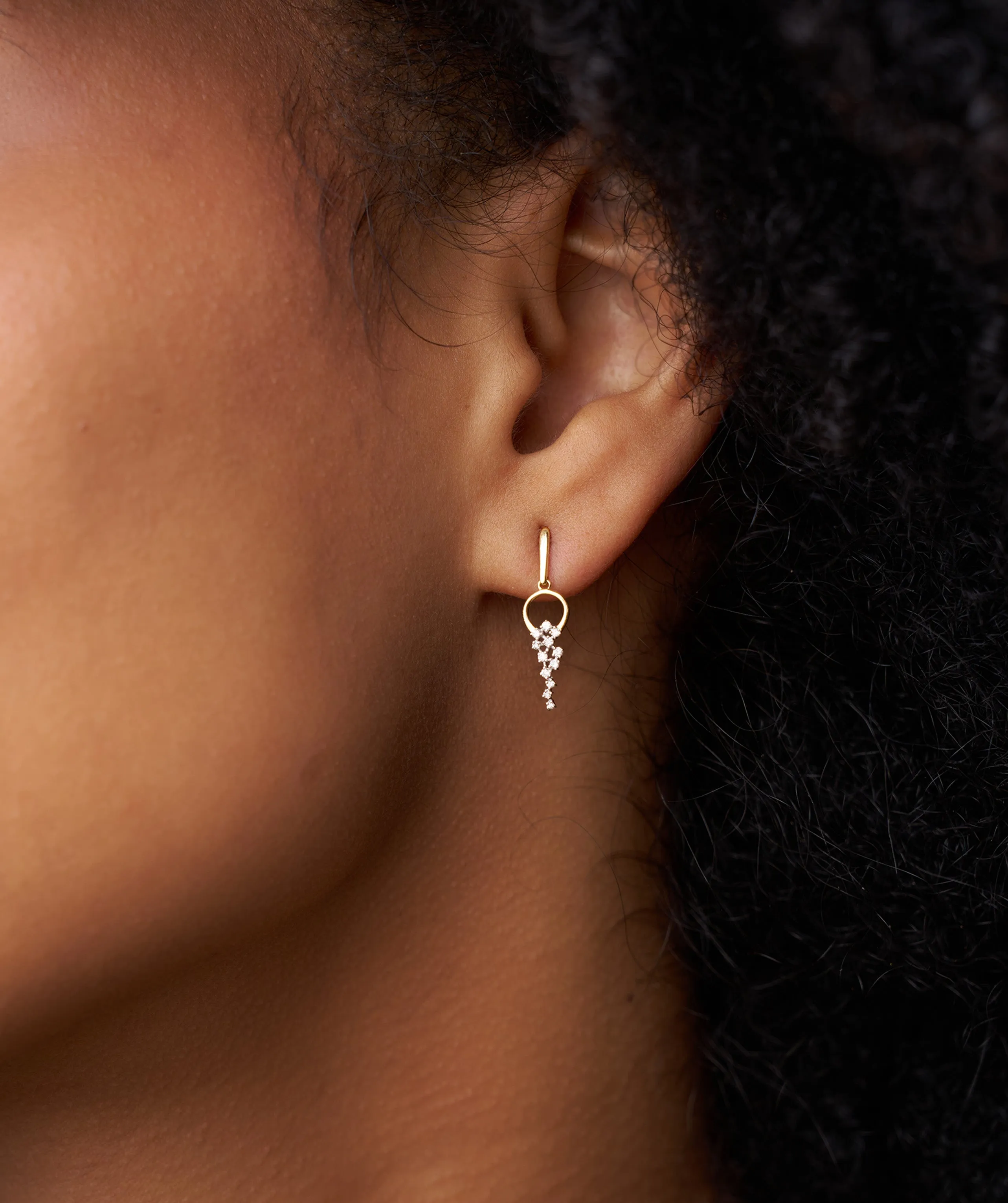 Diamond Drop Earrings
