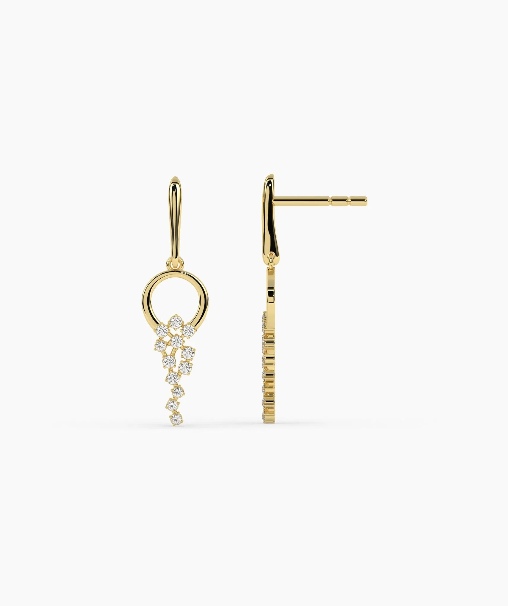 Diamond Drop Earrings