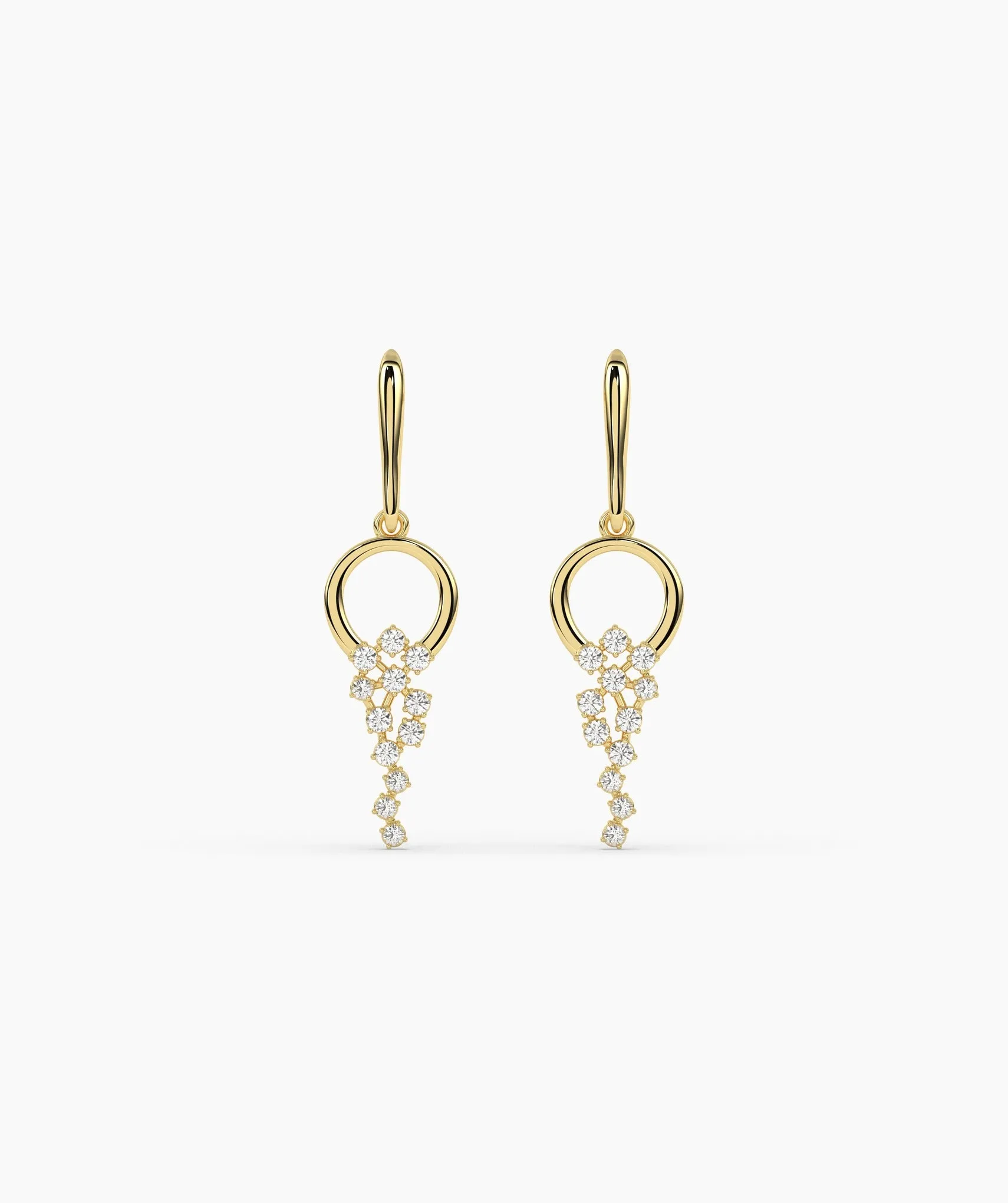 Diamond Drop Earrings