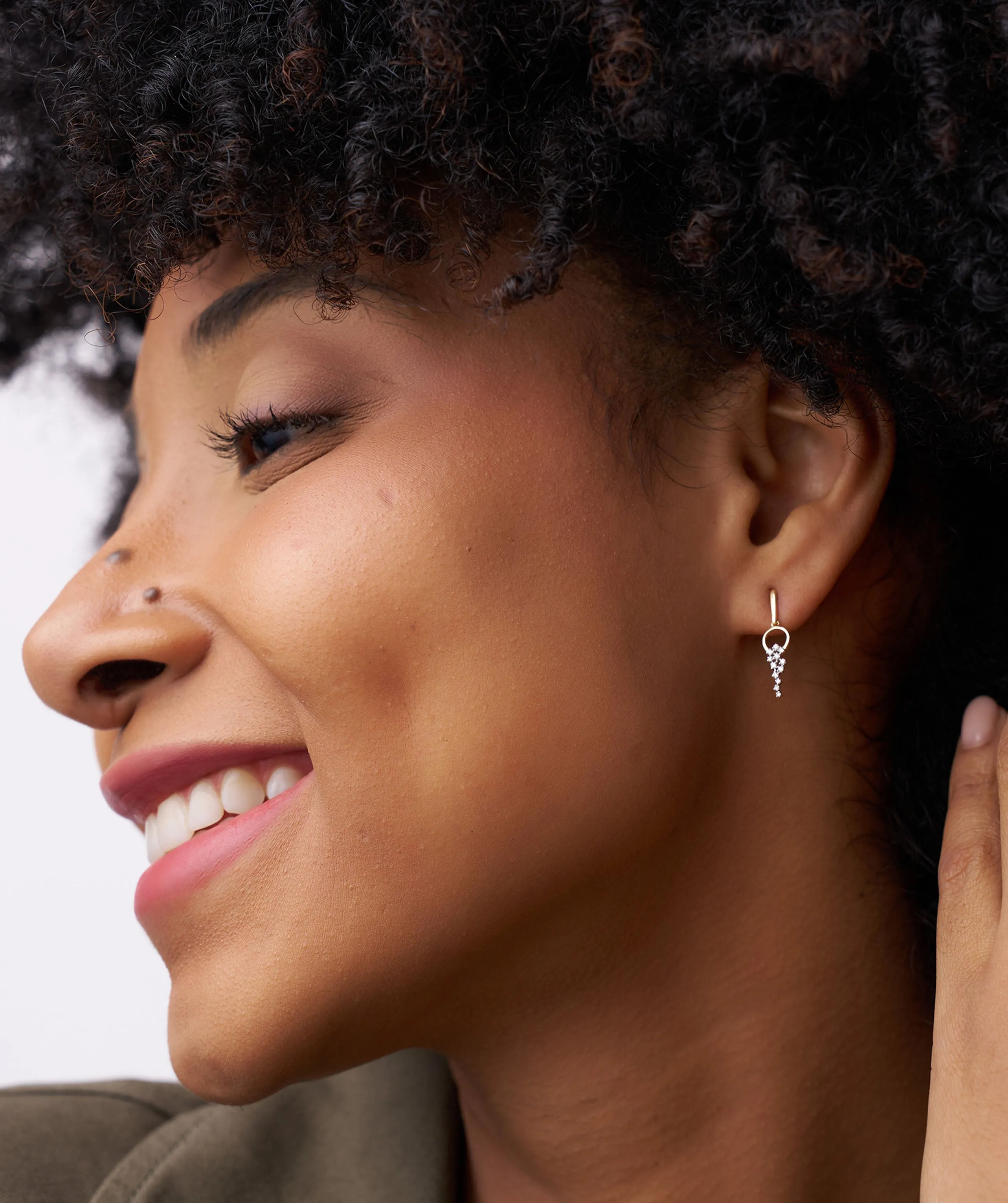Diamond Drop Earrings