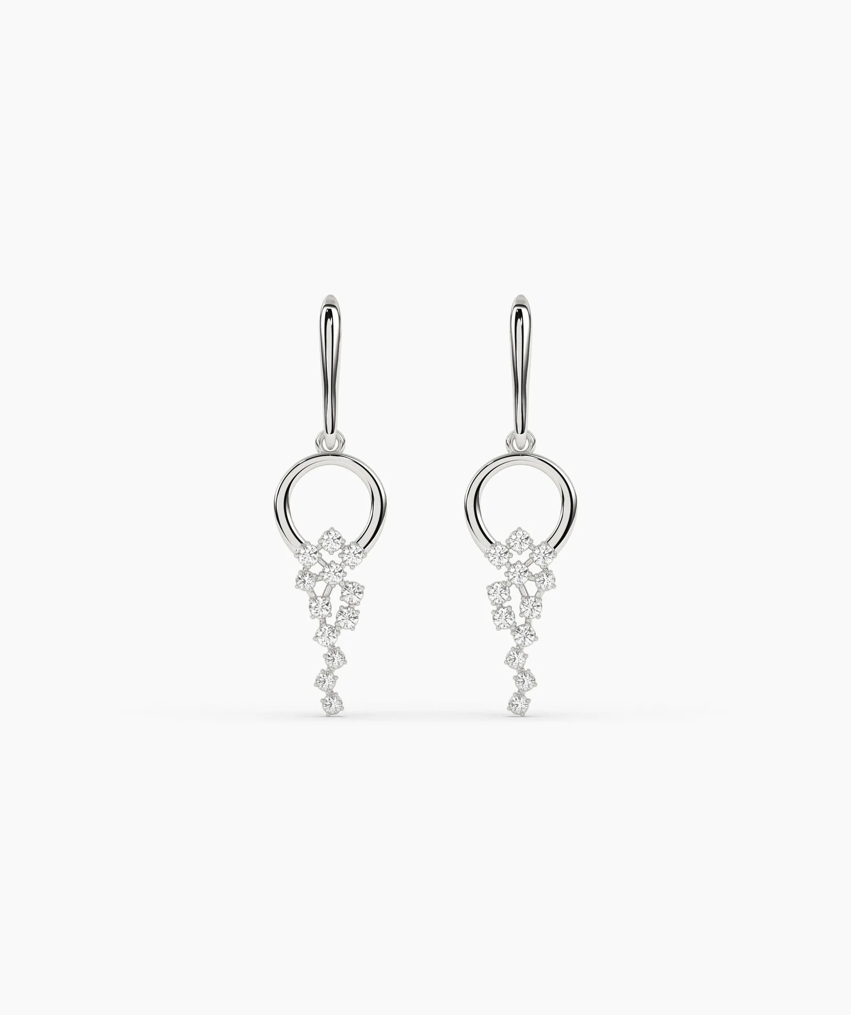Diamond Drop Earrings