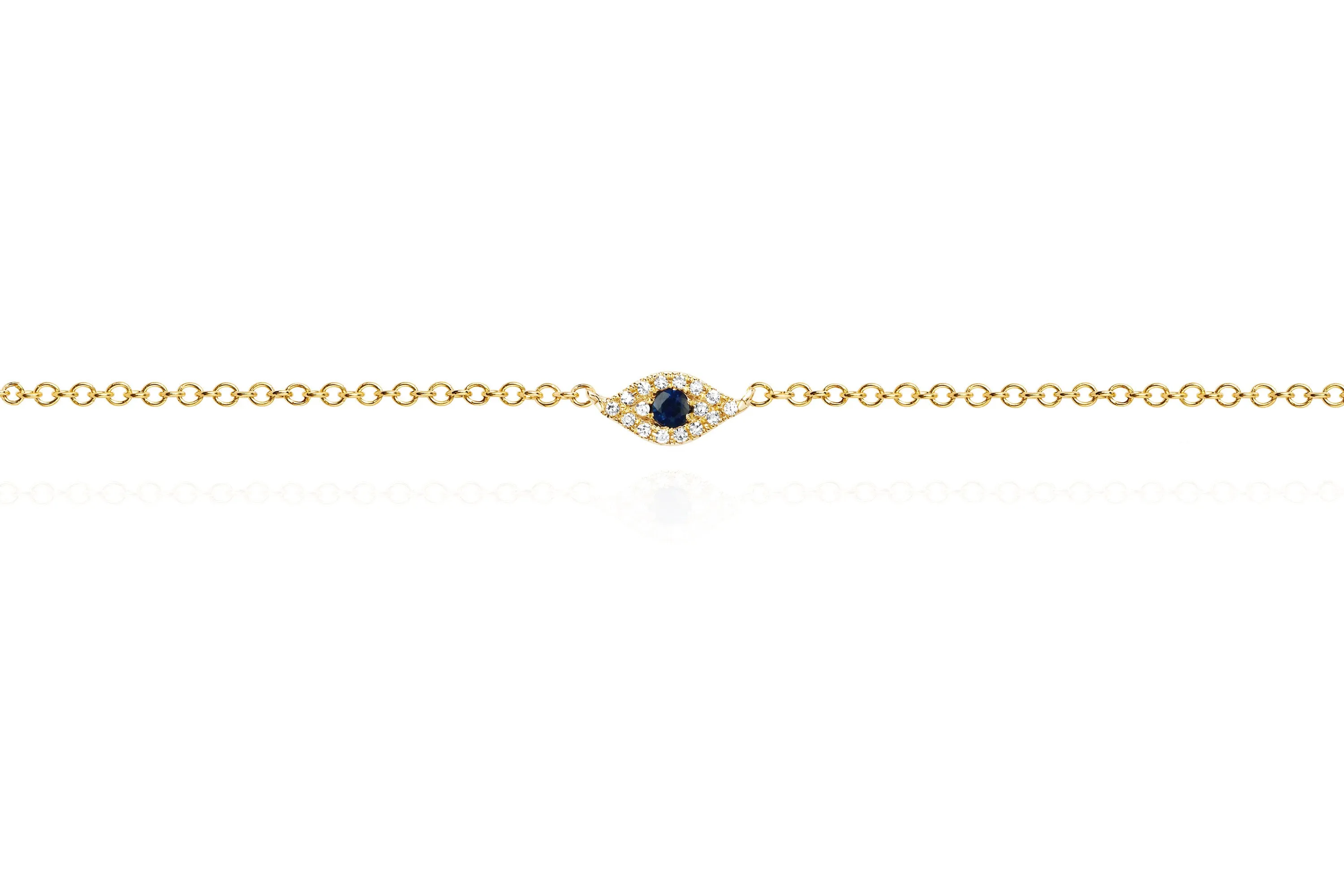 Diamond Evil Eye Anklet
