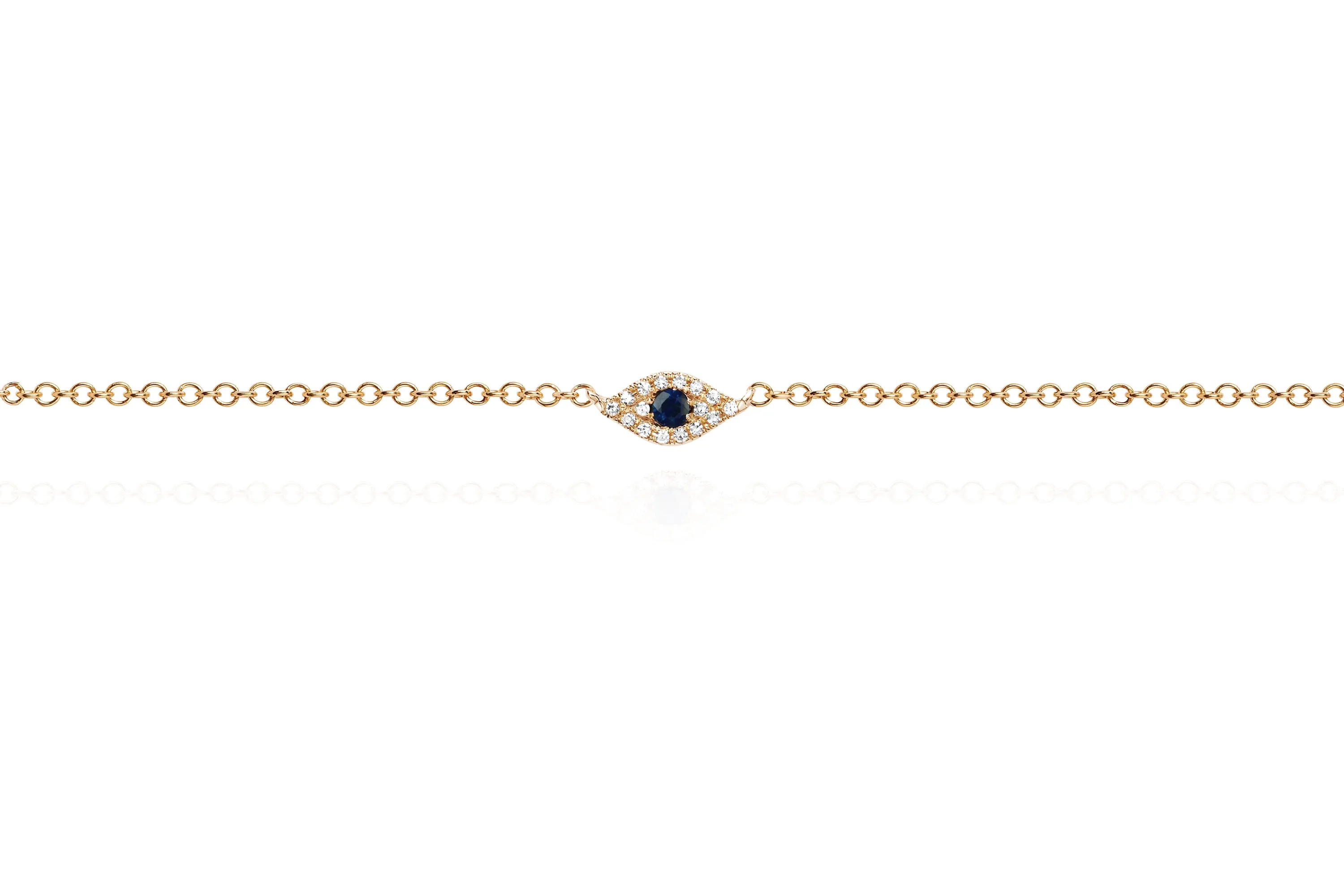 Diamond Evil Eye Anklet