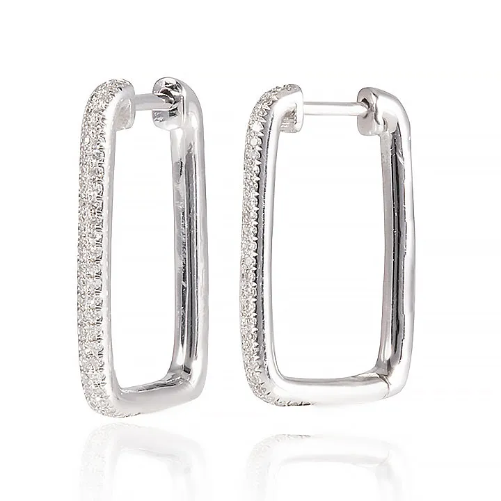 Diamond Link Hoop