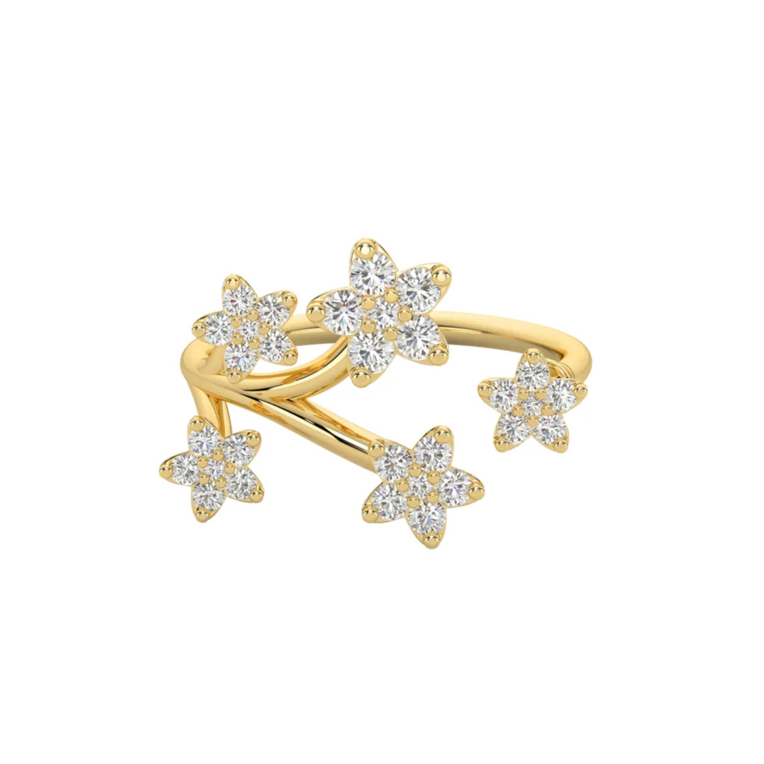 Diamond Posy Ring