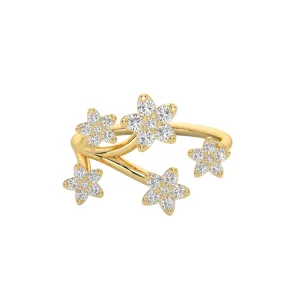Diamond Posy Ring