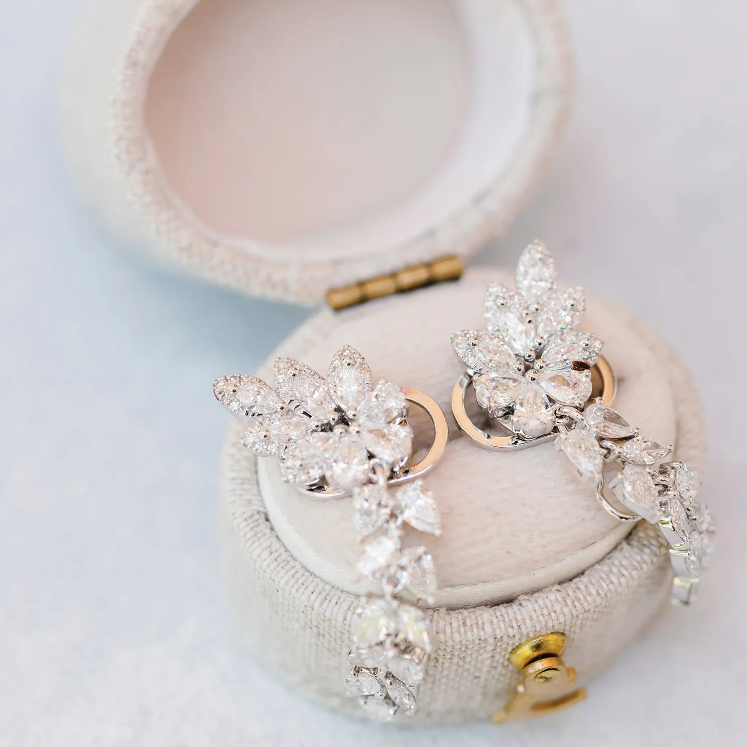 Diamond Pretty Lady Drop Earring