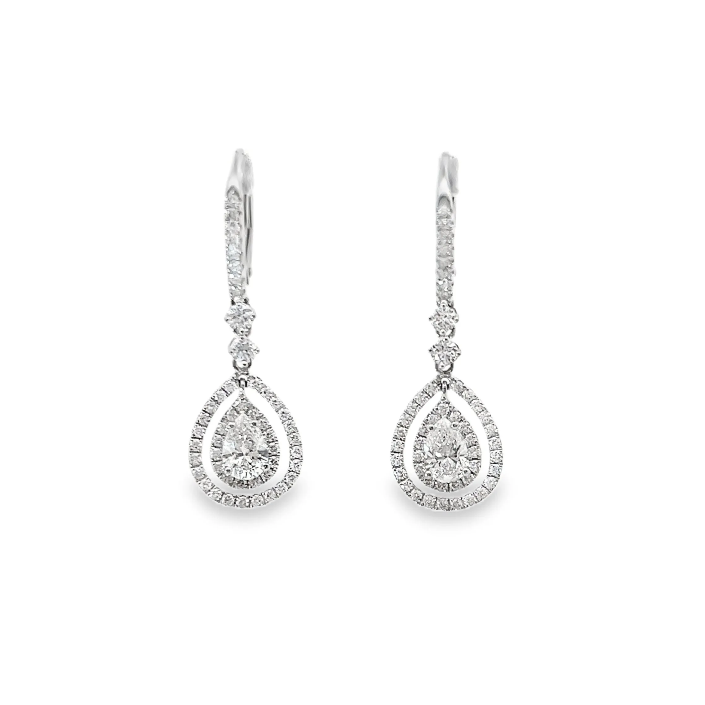 Diamond Teardrop Earrings