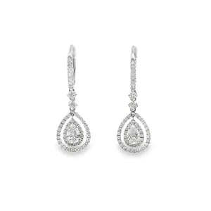 Diamond Teardrop Earrings