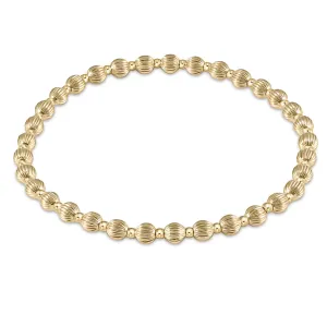 Dignity Gold Grateful 4mm Bead Bracelet