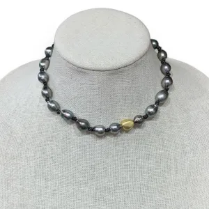 Dominique | Gold Nugget Choker | 16"