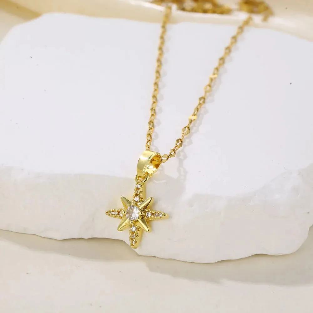 Double-layer Rotatable Sunflower Necklaces Women Chain Choker Stainless Steel