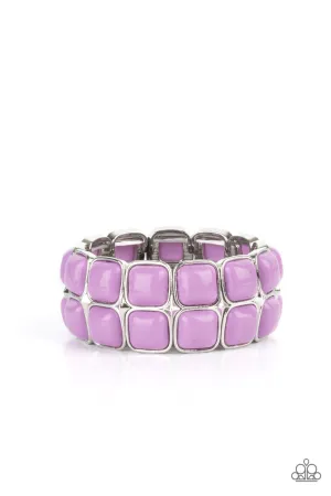 Double the DIVA-ttude Purple Paparazzi Bracelet