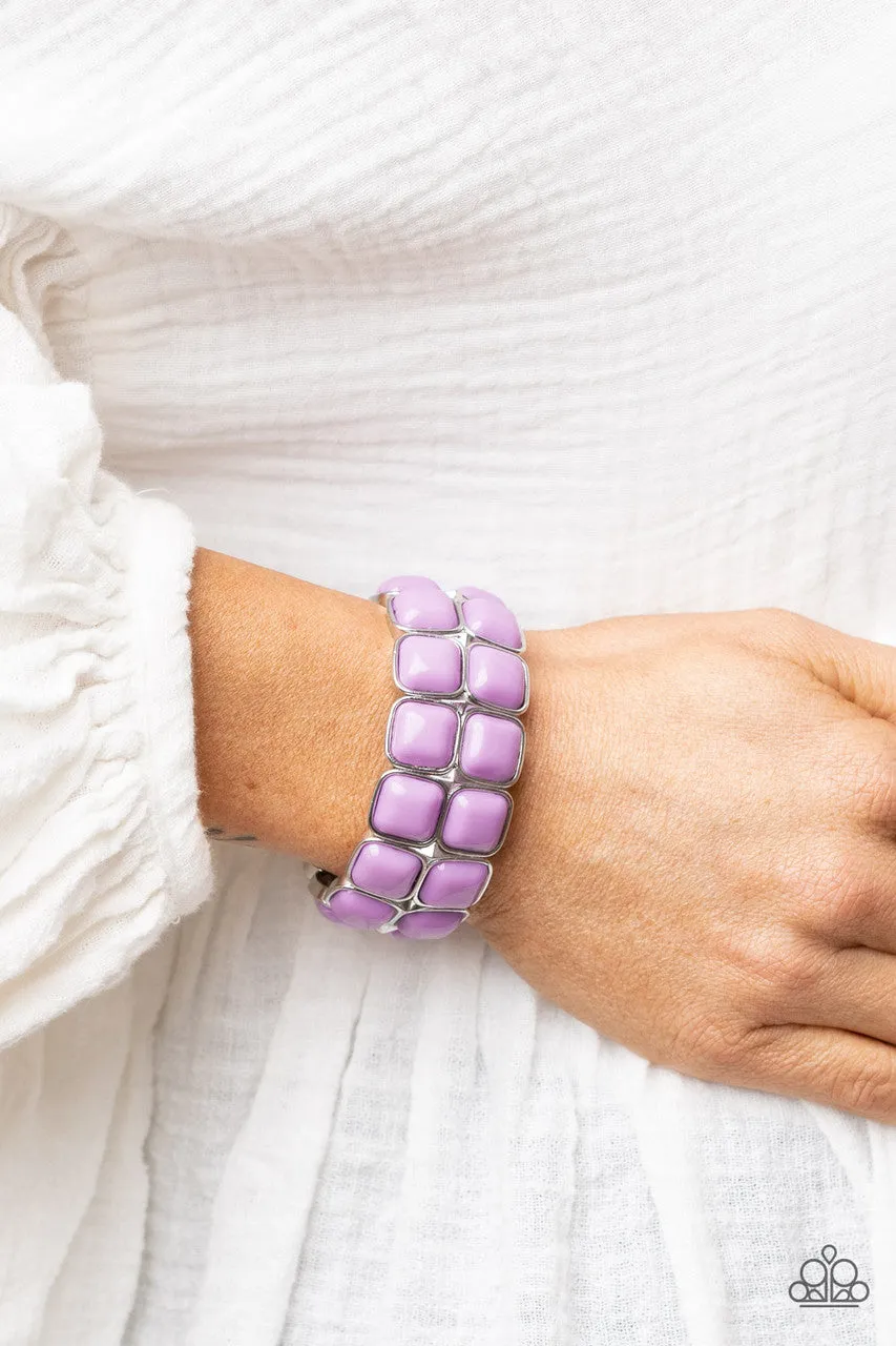 Double the DIVA-ttude Purple Paparazzi Bracelet