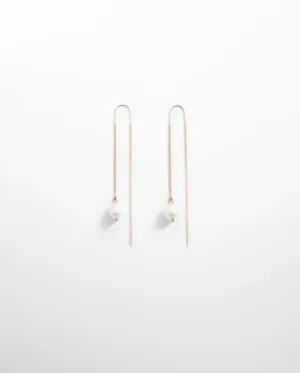 Drop Pearl Earrings