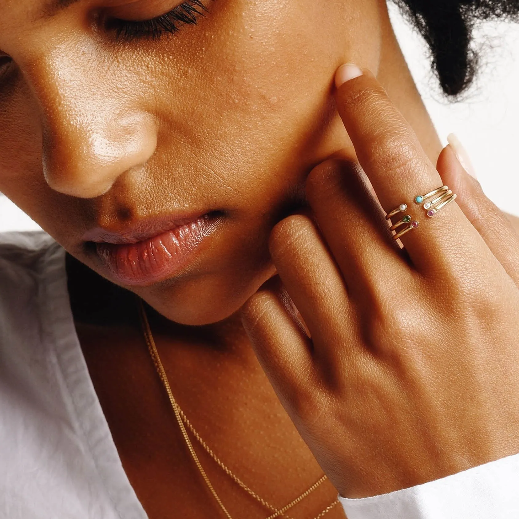 Dual Birthstone Ring