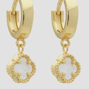 Duchess Gold Mother of Pearl Earrings