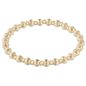 E Newton Dignity Grateful Pattern 5mm Bead Bracelet