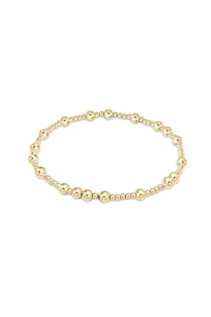 egirl Hope Unwritten 4mm Bead Bracelet - Gold