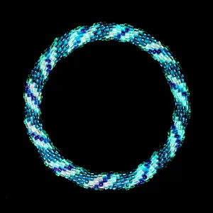 Electric Swamp | Himalayan Glass Bead Bracelet