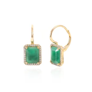 Emerald Drop Earrings